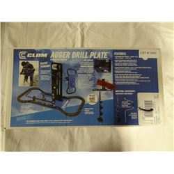 Clam Auger Drill Plate