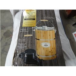 Uncle Bucks 6qt Ice Cream Maker Manual/Electric