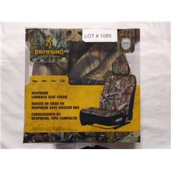 Browning Neoprene Low Back Seat Cover