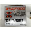 Image 1 : 350 Rnds Winchester T22 40gr 22 LR LRN-X21