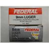 Image 1 : 100 Rnds Federal 115gr 9mm Luger JHP-X21