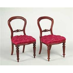 MATCHING PAIR OF DOLL CHAIRS
