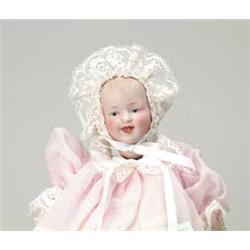 10" CLOCKWORK HEUBACH MECHANICAL DOLL