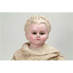 32" ALICE-STYLE WAX OVER COMPOSITION DOLL