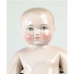 12" PINK LUSTER FROZEN CHARLOTTE DOLL