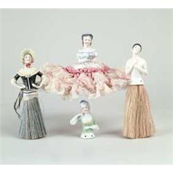 LOT OF 4 PINCUSHION DOLLS