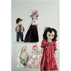 LOT OF 9 MADAME ALEXANDER DOLLS