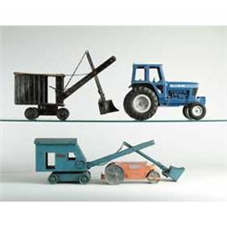 LOT OF 4 CONSTRUCTION/TRACTOR TOYS