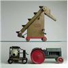 Image 1 : LOT OF 3 PRESSED STEEL CONSTRUCTION TOYS