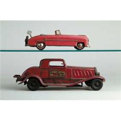 LOT OF 2 TIN AUTOMOBILES