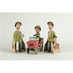 LOT OF 3 G.I. JOE W/UP TOYS