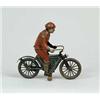 Image 1 : EARLY TIN W/UP MOTORCYCLE AND DRIVER
