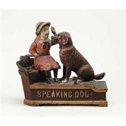 SPEAKING DOG MECHANICAL BANK