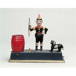 HUBLEY TRICK DOG MECHANICAL BANK