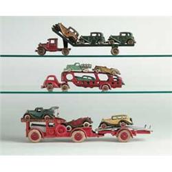 LOT OF 3 C.I. CAR CARRIERS