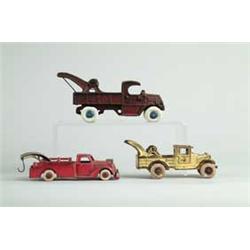 LOT OF 3 C.I. TOW TRUCKS