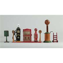 LOT OF 4 GAS STATION RELATED TOYS