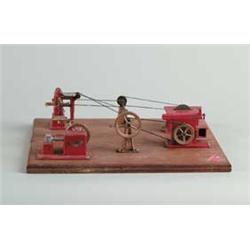 MINIATURE STEAM MILL DIORAMA