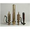 Image 1 : LOT OF 4 HEAVY BRASS STEAM WHISTLES