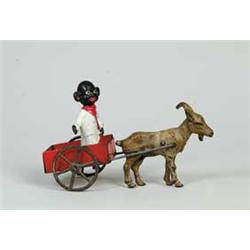 C.I. BLACK FIGURE IN GOAT CART