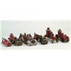 Image 1 : LOT OF 6 C.I. FIRE TRUCKS