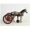 Image 1 : TIN HORSE AND SULKY PULL TOY