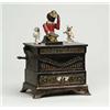 Image 1 : MONKEY ORGAN GRINDER W/CAT AND DOG MECHANICAL BANK