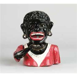 STARKIE'S ALUMINUM DINAH MECHANICAL BANK