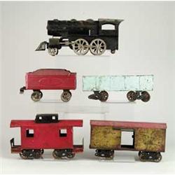 LARGE PRESSED STEEL FLOOR TRAIN