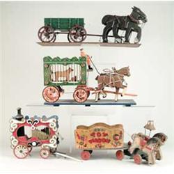 LOT OF 4 H.D. WAGONS/CIRCUS