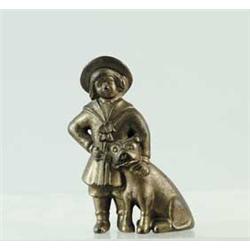BUSTER BROWN CAST IRON STEEL BANK