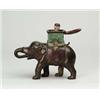 Image 1 : ELEPHANT HOWDAH MECHANICAL BANK