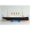 Image 1 : CONTEMPORARY TIN W/UP TITANIC SHIP