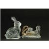 Image 1 : LOT OF 2 RABBIT CANDY CONTAINERS