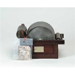PATENT MODEL: JOSEPH MONROE, COTTON AND WOOL CARDING MACHINE