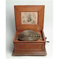 REGINA 15 1/2” DOUBLE COMB MUSIC BOX