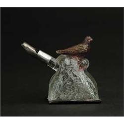 BIRD ON MOUND CANDY CONTAINER.  