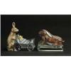 Image 1 : LOT OF 2 RABBIT CANDY CONTAINERS