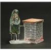 Image 1 : SANTA CLAUS BY SQUARE CHIMNEY CANDY CONTAINER