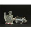 Image 1 : LOT OF 2 BARNYARD ANIMAL CANDY CONTAINERS