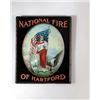 Image 1 : NATIONAL FIRE INSURANCE TIN SIGN
