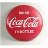 Image 1 : COCA-COLA PORCELAIN BUTTON SIGN