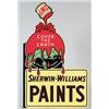 Image 1 : SHERWIN WILLIAMS PAINTS FLANGE SIGN.