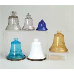 LOT OF 6 LIBERTY BELL CANDY CONTAINERS