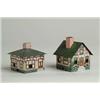 Image 1 : LOT OF 2 VILLAGE BUILDING CANDY CONTAINERS