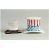 Image 1 : LOT OF 2 HAT CANDY CONTAINERS
