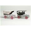 Image 1 : LOT OF 2 BUS/DELIVERY TRUCK CANDY CONTAINERS