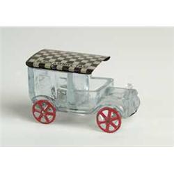 BLACK & WHITE TAXI CANDY CONTAINER