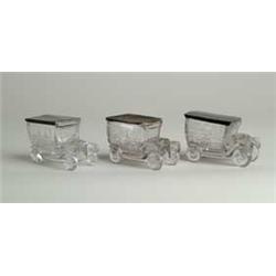 LOT OF 3 HEARSE CANDY CONTAINERS
