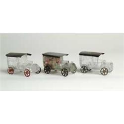 LOT OF 3 LIMOUSINE CANDY CONTAINERS